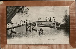 The Bridge, Lake Park Postcard