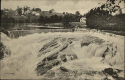 Falls of the Walkill River Walden, NY Postcard Postcard