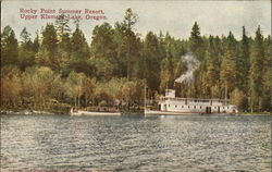 Upper Point Summer Resort Upper Klamath Lake, OR Postcard Postcard