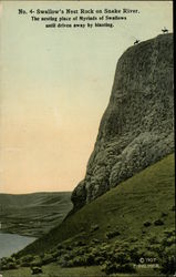 Swallow's Nest Rock on Snake River Scenic, ID Postcard Postcard