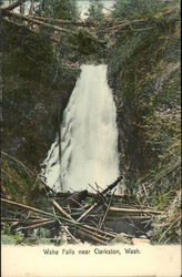 Waha Falls Near Clarkston Washington Postcard Postcard