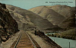 Palisades of Deschutes River Postcard