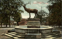 Thompson Fountain Plaza Park Postcard