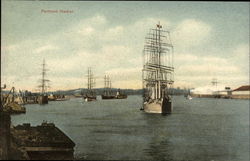 Harbor Portland, OR Postcard Postcard