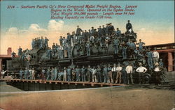 Southern Pacific Co's New Compound Mallet Freight Engine Postcard