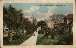 Second Avenue Looking North St. Petersburg, FL Postcard Postcard