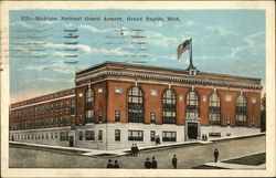 Michigan National Guard Armory Postcard