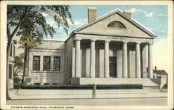 Pilgrim Memorial Hall Plymouth, MA Postcard Postcard