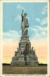 National Monument to the Forefathers Plymouth, MA Postcard Postcard