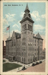 City Hall Rochester, NY Postcard Postcard