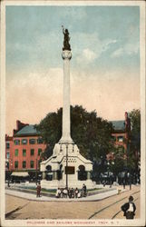 Soldiers and Sailors Monument Postcard