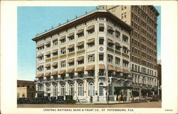 Central National Bank & Trust Co St. Petersburg, FL Postcard Postcard