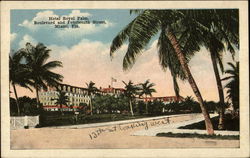 Hotel Royal Palm, Boulevard and Fourteenth Street Miami, FL Postcard Postcard