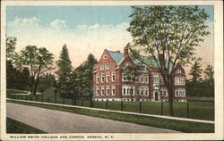 William Smith College and Campus Geneva, NY Postcard Postcard