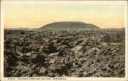 Volcanic Cone and Lava Bed Postcard