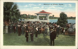 Midwinter at Lake Eola Orlando, FL Postcard Postcard