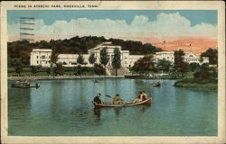 Scene in Sterchi Park Knoxville, TN Postcard Postcard