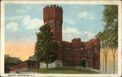 Armory Amsterdam, NY Postcard Postcard