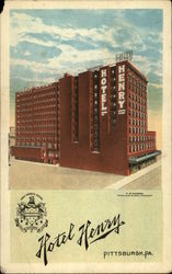 Hotel Henry Pittsburgh, PA Postcard Postcard