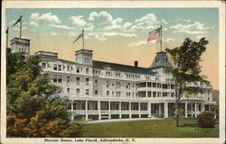 Stevens House Lake Placid, NY Postcard Postcard