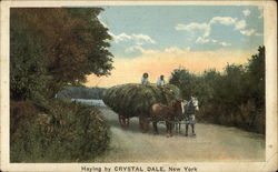 Haying by Crystal Dale Postcard