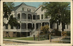 Old Ladies Home Postcard