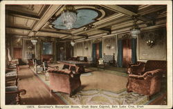 Governor's Reception Room, Utah State Capitol Postcard