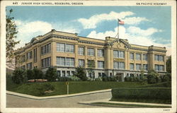 Junior High School of Roseburg Postcard