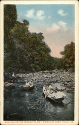 Boating on the Wissahickon, Fairmount Park Philadelphia, PA Postcard Postcard