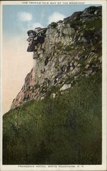 The Profile "Old Man of the Mountain" Franconia Notch, NH Postcard Postcard