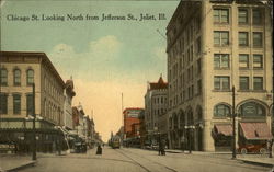 Chicago St. Looking North from Jefferson St Postcard