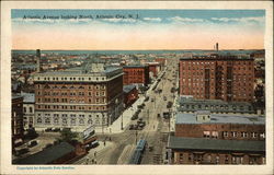 Atlantic Avenue looking North Atlantic City, NJ Postcard Postcard