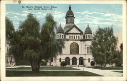 St. Mary's Chapel, Notre Dame Postcard