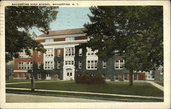 Saugerties High School New York Postcard Postcard