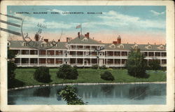 Hospital, Soldiers' Home Leavenworth, KS Postcard Postcard