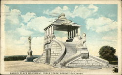 Barney Place Monument, Forest Park Postcard