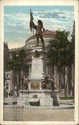 Maisonneuve Monument Montreal, QC Canada Quebec Postcard Postcard