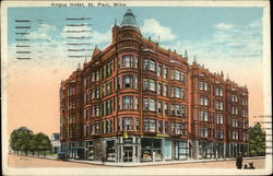 Angus Hotel St. Paul, MN Postcard Postcard