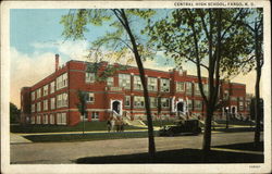 Central High School Postcard