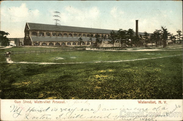 gun shed, watervliet arsenal new york