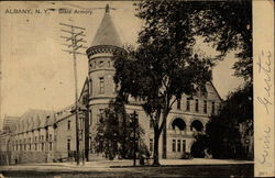 State Armory Albany, NY Postcard Postcard