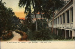 Garden and Veranda, Royal Poinciana Postcard