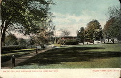 Smith College grounds showing Observatory Postcard