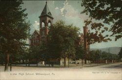 High School Williamsport, PA Postcard Postcard