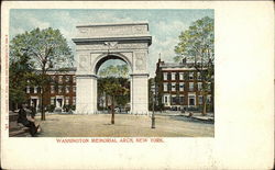 Washington Memorial Arch New York City, NY Postcard Postcard