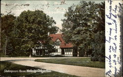 Shakespeare House, Wellesley College Postcard