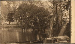 The Lake Bridge, Blair Academy Blairstown, NJ Postcard Postcard