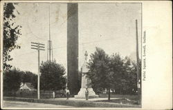 Public Square Lowell, IN Postcard Postcard