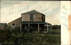 Block House Johnsons Island, OH Postcard Postcard