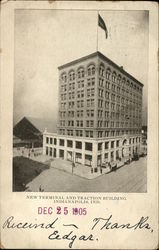 New Terminal and Traction Building Postcard